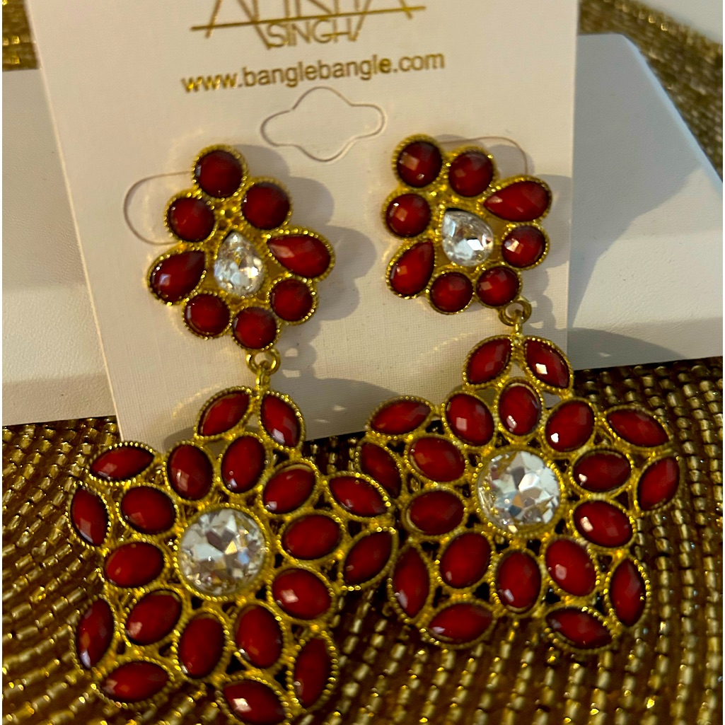 Amrita Singh Ruby Dangle Earrings